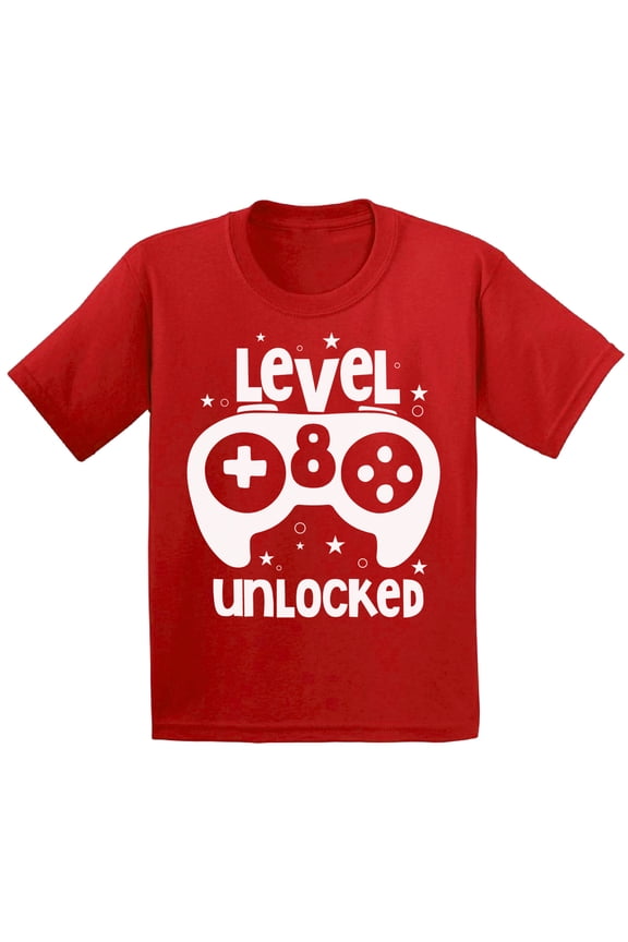 8th Birthday T-shirt Gamer Kids T Shirts