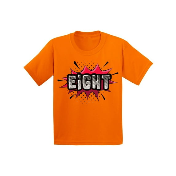 Awkward Styles 8th Birthday T-shirt Superhero Kids T Shirts