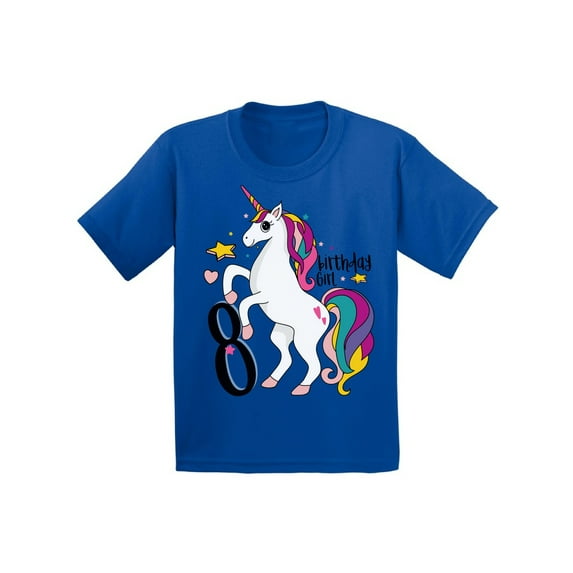 Awkward Styles 8th Birthday T-shirt Unicorn Kids T Shirts