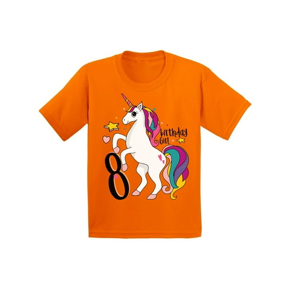 Awkward Styles 8th Birthday T-shirt Unicorn Kids T Shirts