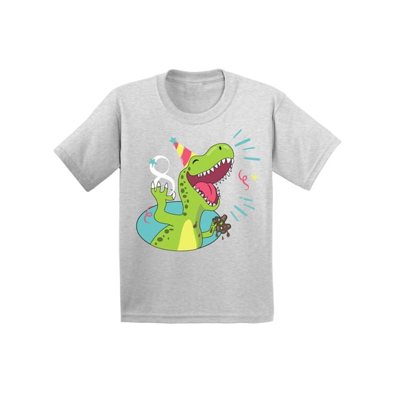 Awkward Styles 8th Birthday Youth Shirt Kids Birthday Party Dinosaur Birthday Shirts for Boys Dinosaur Birthday Shirts for Girls Cute Dinosaur Gifts Funny 8th Birthday Tshirts for Kids