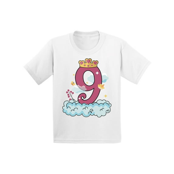 Awkward Styles 9th Birthday T-shirt Princess Kids T Shirts