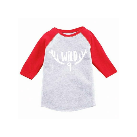 Awkward Styles 9th Birthday T-shirt Wild Raglan Shirt Kids