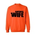 thumbnail image 1 of Awkward Styles Airforce Wife Sweatshirt Airforce Wife Sweater Valentine's Day Gift Proud Airforce Wife Valentine Sweater for Women Airforce Veteran Wife Sweatshirt Women's Valentines Sweater, 1 of 5