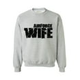thumbnail image 1 of Awkward Styles Airforce Wife Sweatshirt Airforce Wife Sweater Valentine's Day Gift Proud Airforce Wife Valentine Sweater for Women Airforce Veteran Wife Sweatshirt Women's Valentines Sweater, 1 of 5