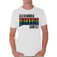 thumbnail image 1 of Awkward Styles Alexandria Ocasio-Cortez Men's Shirts AOC Rainbow T Shirts for Him LGBTQ Tshirt Patriotic Shirts Made in USA AOC Tshirt American Style Ocasio Shirt for Husband Ocasio-Cortez Outfit, 1 of 4