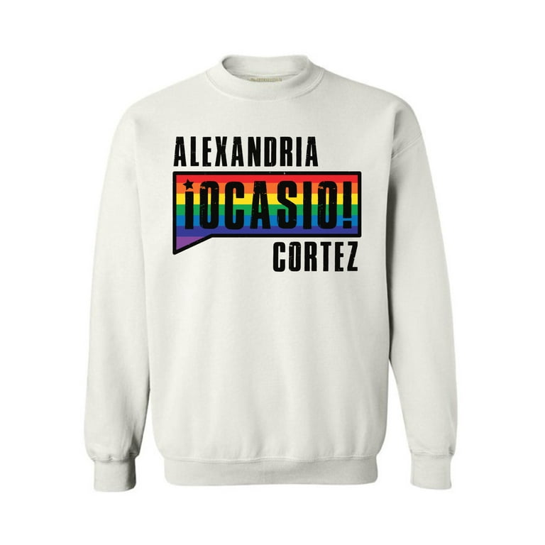 Alexandria Ocasio Cortez T-Shirt Aoc Pride Lgbtq+ Rainbow Alexandria Ocasio Cortez T-Shirt Aoc Pride Lgbtq+ Rainbow