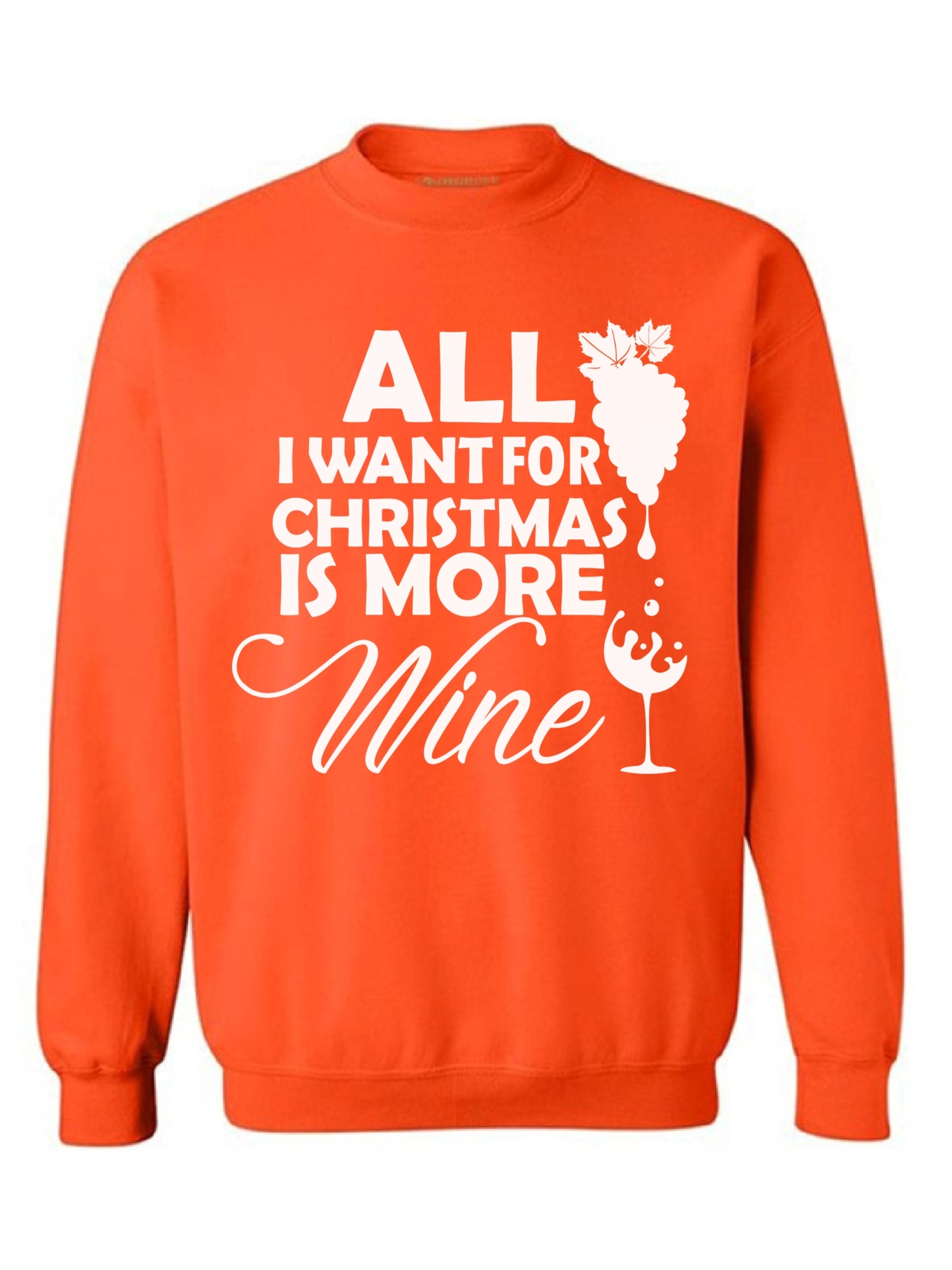 All i want for christmas is wine sweater hotsell