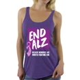 thumbnail image 1 of Awkward Styles Alzheimer Racerback Tank for Her Racerback Top for Ladies Alzheimers Clothes for Women Endalz Tanks Alzheimer Tshirt Endalz Gifts Alzheimers Awareness Shirts Endalz Clothing Collection, 1 of 4