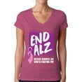 thumbnail image 1 of Awkward Styles Alzheimers Awareness V Neck T-Shirt Endalz Shirts Alzheimers Clothes for Women Endalz T-Shirt Alzheimer Tshirt for Ladies Endalz Gifts Alzheimer Shirts Alzheimer Clothing Collection, 1 of 4