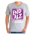 thumbnail image 1 of Awkward Styles Alzheimers V Neck Shirt for Men Alzheimer Shirts Endalz Clothes Alzheimer T-Shirt Alzheimers Tshirt for Men Alzheimers Awareness Gifts Endalz Shirts Alzheimer Clothing for Men, 1 of 4