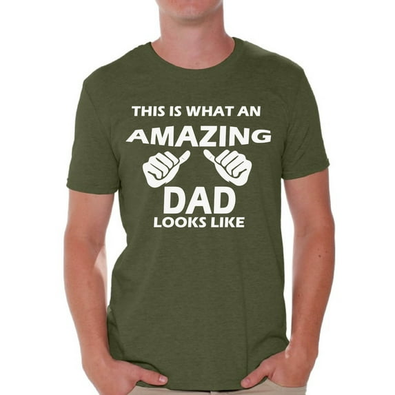 Awkward Styles This Is What An Amazing Dad Looks Like Shirt Amazing Dad Mens Graphic Tshirt Tops Daddy Gifts for Fathers Day Dad Tshirt Father Gifts Best Dad Tshirts