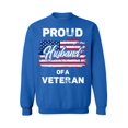 thumbnail image 1 of Awkward Styles American Army Men Sweatshirt Patriotic Gifts for Him Stripes and Stars Clothing American Gifts Proud Husband of a Veteran Sweatshirt for Men Proud Husband of a Veteran Sweater for Men, 1 of 5