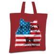 thumbnail image 1 of Awkward Styles American Cat Canvas Tote Bag Nerd Cat Book Bag Patriotic Gifts for Cat Lovers USA Cat Shopping Bag American Flag Reusable Shopper Bag USA Gifts Cute 4th of July Tote Bag Geek Cat Bag, 1 of 5