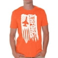 thumbnail image 1 of Awkward Styles American Flag Airforce Men Shirt Made in the USA Patriotic Airforce Men T shirt USA Flag Airforce Tshirt for Men Proud American Vintage USA Airforce Men T-shirt Love USA, 1 of 4