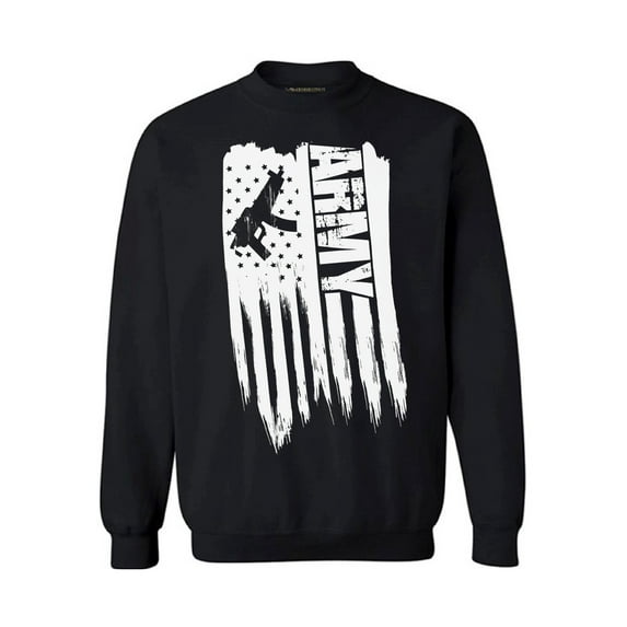 Awkward Styles American Flag Army Crewneck Love USA Military Sweatshirt for Men 51 States Military Sweatshirt for Women Free to Be Me 4th of July Army Men Women Sweater One Nation