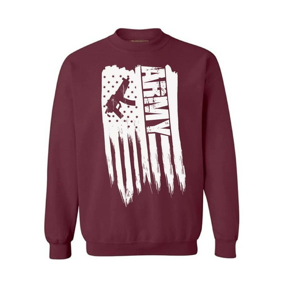 Awkward Styles American Flag Army Crewneck Love USA Military Sweatshirt for Men 51 States Military Sweatshirt for Women Free to Be Me 4th of July Army Men Women Sweater One Nation