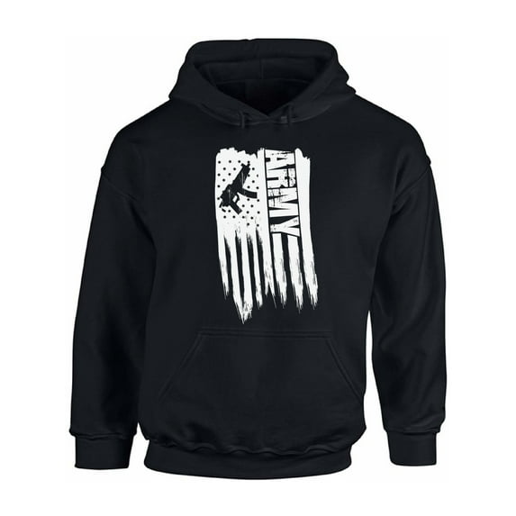 Awkward Styles American Flag Army Hoodie Proud American Vintage USA Army Men Women Hooded Sweatshirt Stripes and Stars Pro America Army Hooded Sweater for Men Women United States of America