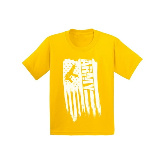 Awkward Styles American Flag Army Youth Shirt 4th of July Party Pro America Army Kids T shirt Independence day Patriotic Army Tshirt for Boys Kids Gifts Patriotic Army Tshirt for Girls