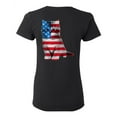 thumbnail image 1 of Awkward Styles American Flag Cat Women Shirt Independence Day Pro America Cat T shirt for Ladies Gifts Pro America Cat T shirt for Her Cat Girls Gifts USA Little Cat Print on the Back Only, 1 of 4