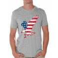thumbnail image 1 of Awkward Styles American Flag Distressed Men Shirt Love USA 4th of July Men T shirt 4th of July Party USA Flag Tshirt for Men Patriotic Gifts 4th of July Men T-shirt Made in the USA, 1 of 4