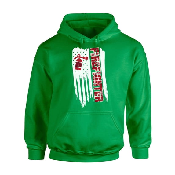 Awkward Styles American Flag Firefighter Hoodie One Nation Vintage USA Firefighter Men Women Hooded Sweatshirt Independence Day Pro America Firefighter Hooded Sweater for Men Women