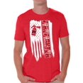 thumbnail image 1 of Awkward Styles American Flag Firefighter Men Shirt Patriotic Gifts Vintage USA Firefighter T shirt for Men Gifts for Men Pro America Firefighter Men Tshirt Firefighter Gifts, 1 of 4