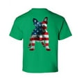 thumbnail image 1 of Awkward Styles American Flag French Bulldog Youth Shirt I'm American USA French Bulldog T shirt for Boy Proud American USA French Bulldog T shirt for Girl Red White Blue USA Print on the Back Only, 1 of 4