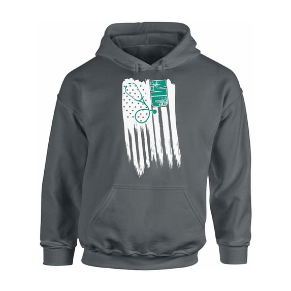 Awkward Styles American Flag MD Medic Hoodie Stripes and Stars Retro USA Medical Hooded Sweatshirt for Men Free to Be Me Retro USA Medical Hooded Sweatshirt for Women One Nation Doctor Gifts