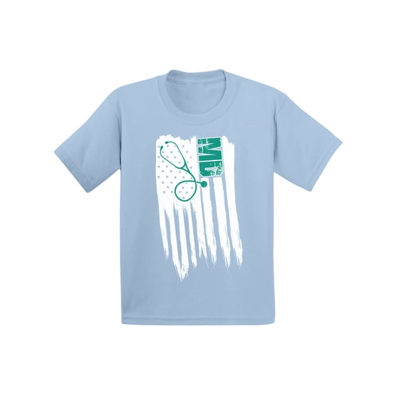 Awkward Styles American Flag MD Medic Toddler Shirt Free to Be Me Vintage USA Medic Kids T shirt Proud American Pro America Doctor Tshirt for Boys Love USA Pro America Doctor Tshirt for Girls