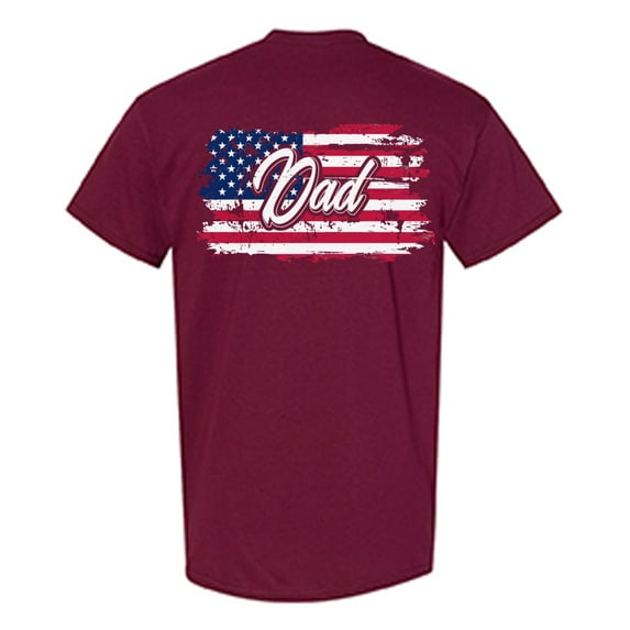 Awkward Styles American Flag Men Shirt 4th July Dad Gifts Retro American Flag Tshirt for Dad 4th of July Shirts for Dad American Outfit Dad USA T Shirt Patriotic Gifts for Dad Print on the Back Only