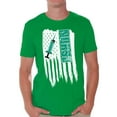 thumbnail image 1 of Awkward Styles American Flag Nurse Men Shirt I'm American USA Patriotic Nurse T shirt for Men One Nation Pro America Nurse Men Tshirt Independence Day 4th of July Nurse T-shirt for Men, 1 of 4