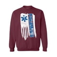 thumbnail image 1 of Awkward Styles American Flag Paramedic Crewneck Proud American Vintage USA Medical Men Women Sweater Love USA USA Paramedic Sweatshirt for Men 4th of July Party USA Paramedic Sweatshirt for Women, 1 of 5