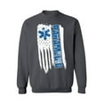 thumbnail image 1 of Awkward Styles American Flag Paramedic Crewneck Proud American Vintage USA Medical Men Women Sweater Love USA USA Paramedic Sweatshirt for Men 4th of July Party USA Paramedic Sweatshirt for Women, 1 of 5
