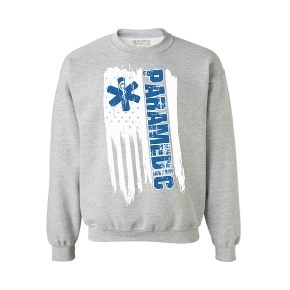 Awkward Styles American Flag Paramedic Crewneck Proud American Vintage USA Medical Men Women Sweater Love USA USA Paramedic Sweatshirt for Men 4th of July Party USA Paramedic Sweatshirt for Women