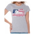 thumbnail image 1 of Awkward Styles American Flag Shirt for Women Vintage USA Flag Mama T shirt Gifts for Mama Patriotic Mama Tshirts Independence Day USA T-shirts for Mama Love America 4th of July Mama Shirts USA Gifts, 1 of 4