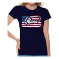 thumbnail image 1 of Awkward Styles American Flag Shirt for Women Vintage USA Flag Mama T shirt Gifts for Mama Patriotic Mama Tshirts Independence Day USA T-shirts for Mama Love America 4th of July Mama Shirts USA Gifts, 1 of 4