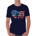 thumbnail image 1 of Awkward Styles American Flag T-shirt Tops for Men Elephant Stars and Stripes USA Flag Shirts Men's Patriotic Outfit Perfect for 4th Of July Party Independence Day Gifts for Him Elephant Tee Shirt, 1 of 4