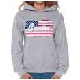 thumbnail image 1 of Awkward Styles American Flag Women Hoodie Gifts for Grandma Vintage USA Flag Hooded Sweatshirt for Grandma 4th July Gifts USA Grandma Hoodie Patriotic Gifts 4th of July Hooded Sweater for Grandma, 1 of 4