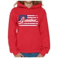 thumbnail image 1 of Awkward Styles American Flag Women Hoodie Gifts for Grandma Vintage USA Flag Hooded Sweatshirt for Grandma 4th July Gifts USA Grandma Hoodie Patriotic Gifts 4th of July Hooded Sweater for Grandma, 1 of 4