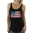 thumbnail image 1 of Awkward Styles American Flag Women Racerback Tank Top Patriotic Grandma Gifts Grandma USA Flag Racerback Tank Top Independence Day Vintage USA Racerback Tank Top for Grandma 4th of July, 1 of 4