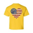 thumbnail image 1 of Awkward Styles American Flag Youth Shirt Independence Day Pro America Love T shirt for Boys Stripes and Stars Kids Gifts Pro America Flag T shirt for Girls Love Gifts USA Print on the Back Only, 1 of 4