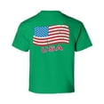 thumbnail image 1 of Awkward Styles American Flag Youth Shirts Independence Day Pro America Lovers T shirt for Boys Stripes and Stars Kids Gifts Pro America Flag T shirt for Girls Kids Gifts USA Print on the Back Only, 1 of 4