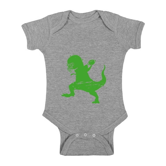Awkward Styles American Football Dinosaur Baby Bodysuit Short Sleeve American Football One Piece Top for Baby Dinosaur Bodysuit Football Fans Dinosaur Football Short Sleeve One Piece Dinosaur Gifts
