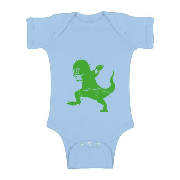 Awkward Styles American Football Dinosaur Baby Bodysuit Short Sleeve American Football One Piece Top for Baby Dinosaur Bodysuit Football Fans Dinosaur Football Short Sleeve One Piece Dinosaur Gifts