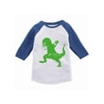 thumbnail image 1 of Awkward Styles American Football Dinosaur Youth Raglan Dinosaur Jersey Shirt for Kids American Football Fans Dinosaur Tshirt for Boys American Football Shirt for Girls Funny Dinosaur Gifts for Kids, 1 of 4