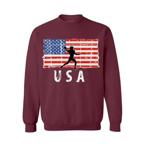 Awkward Styles American Football USA Crewneck USA Pride USA Patriotic Men Women Sweater Patriotic Gifts Vitage USA Flag Sweatshirt for Men 4th of July Party Vitage USA Flag Sweatshirt for Women