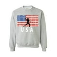 thumbnail image 1 of Awkward Styles American Football USA Crewneck USA Pride USA Patriotic Men Women Sweater Patriotic Gifts Vitage USA Flag Sweatshirt for Men 4th of July Party Vitage USA Flag Sweatshirt for Women, 1 of 5