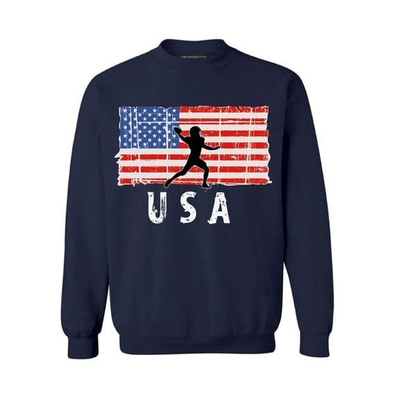 Awkward Styles American Football USA Crewneck USA Pride USA Patriotic Men Women Sweater Patriotic Gifts Vitage USA Flag Sweatshirt for Men 4th of July Party Vitage USA Flag Sweatshirt for Women