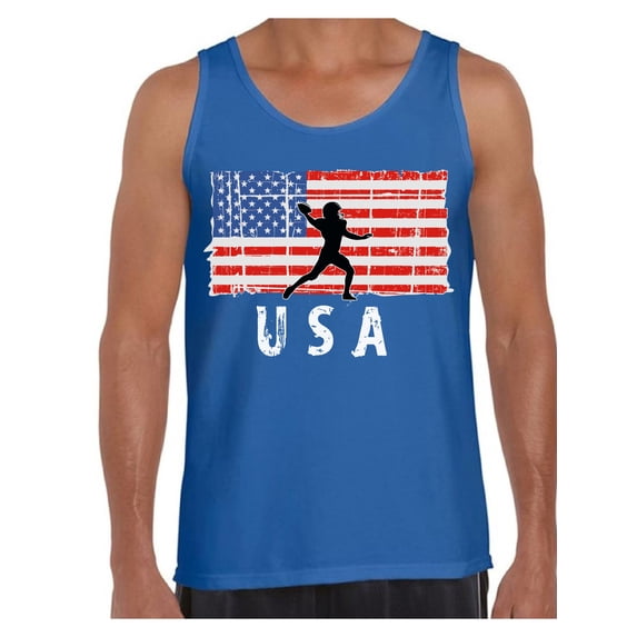 Awkward Styles American Football USA Men Tank Top Stripes and Stars Patriotic Men Shirt United States of America Pro America Tank for Men Made in the USA American Flag Men Top USA Pride
